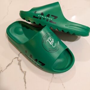 Kids Green Slide Sandals